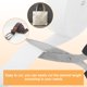 thumbnail image 4 of Uxcell Cinta de Algodón de 1.5 Pulgadas 11 Yardas de Poliéster Algodón Tejido Correa de Cinta de Sarga para Manualidades Asas de Bolsas de Tela Cinturón para Hacer Suministros al Aire Libre, Blanco, 4 of 6