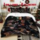 thumbnail image 1 of 3pcs Nick Leighton Stitched Printed Bedding Set Featuring a Soft Duvet Cover And Two Pillowcases, 1 of 5