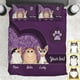 thumbnail image 1 of La vida es mejor con gatos - Juego de cama personalizado para gatos, 1 of 3