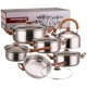 thumbnail image 1 of Juego De Ollas de Acero y Utensilios de Cocina 12 Piezas, 1 of 5