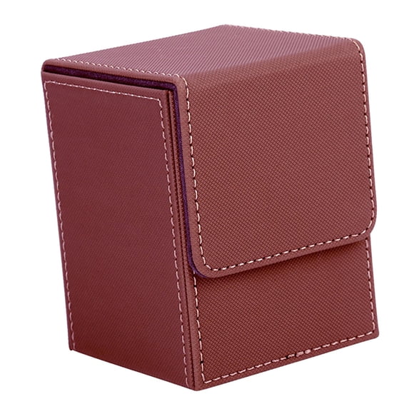 Trading Card Deck Box Sports Cards Cards Protector TCG Card Deck Caja De Almacenamiento Marrón