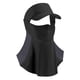thumbnail image 3 of Sombrilla Cubierta facial Transpirable Cómoda Reutilizable Protección solar Máscara facial Cubierta transpirable para el cuello Máscara de golf para Negro, 3 of 5