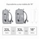 thumbnail image 5 of Mochila de Viaje Expandible color Gris, 5 of 5