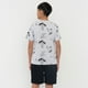 thumbnail image 2 of Polera Niño Teen Manga Corta Full Texto Gris Corona, 2 of 5