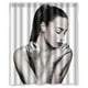 thumbnail image 1 of Cortina de ducha Demi Lovato, juego de cortinas de baño con ganchos, tamaño 60 x 72 pulgadas, 1 of 3