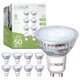 thumbnail image 1 of Bombillas LED Sigalux GU10, regulables, 5000 K, 4,5 W, 450 lm, paquete de 8, 1 of 7