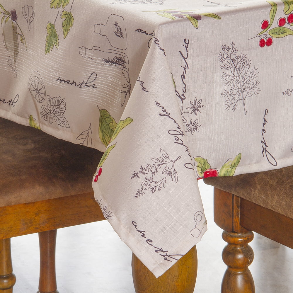 Masel - Mantel De Tela Linette 210x150 Cherry Ivory