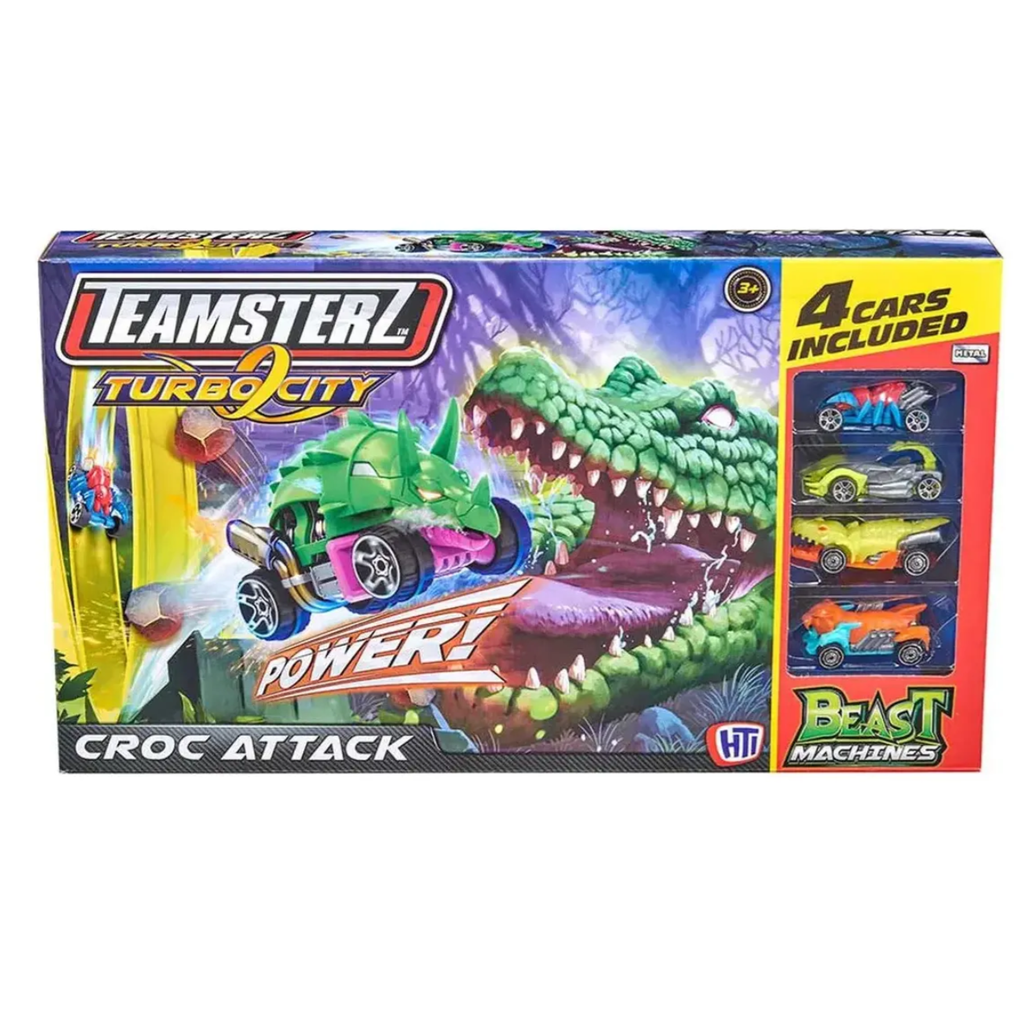 Autos Juguete Pista Teamsterz Croc Attack Metal Machines | Lider