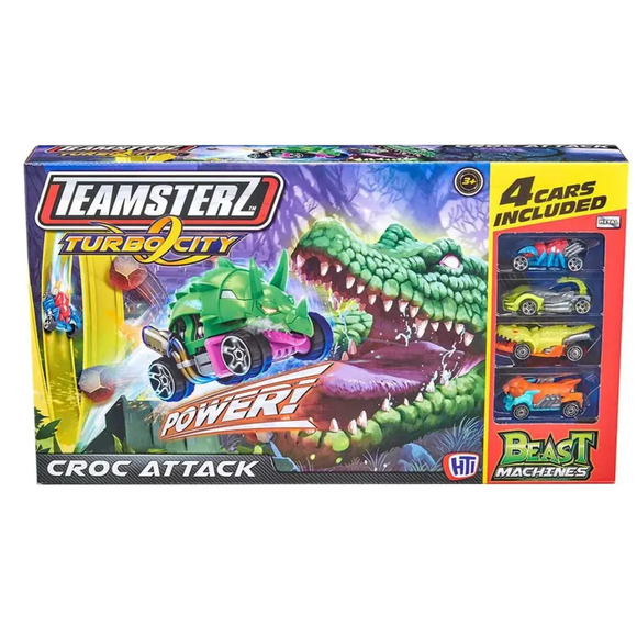 Autos Juguete Pista Teamsterz Croc Attack Metal Machines