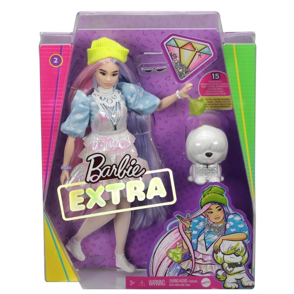 Muñeca Barbie Fashionista Extra Gorro Verde