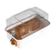 thumbnail image 5 of Casa de hámster jaula transparente hábitat de ventilación grande jaula de animales pequeños para animales pequeños planeadores de azúcar gerbils conej Naranja, 5 of 5
