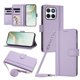 thumbnail image 1 of Funda Cartera para Honor X8C 4G con Bolsillo para Billetes, Morado Claro, 1 of 6
