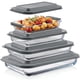 thumbnail image 1 of Juego de 8 fuentes de vidrio pexo con tapas – aptas para horno, 1 of 9