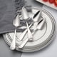 thumbnail image 3 of XmhyTop 6pcs utensilios de toronja de acero inoxidable cucharas borde dentado (plata), 3 of 5