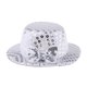 thumbnail image 1 of Adorable Sombrero De Lentejuelas Redondas De Mu?eca Hecha A Mano Para 1/3 BJD Doll Accesorio Plata, 1 of 5