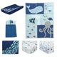 thumbnail image 2 of Juego de ropa de cama para cuna Lambs & Ivy Oceania, 6 piezas, Blue Ocean, 2 of 9