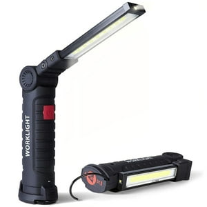 Dm - Linterna De Trabajo Led Plegable Recargable Con Imán