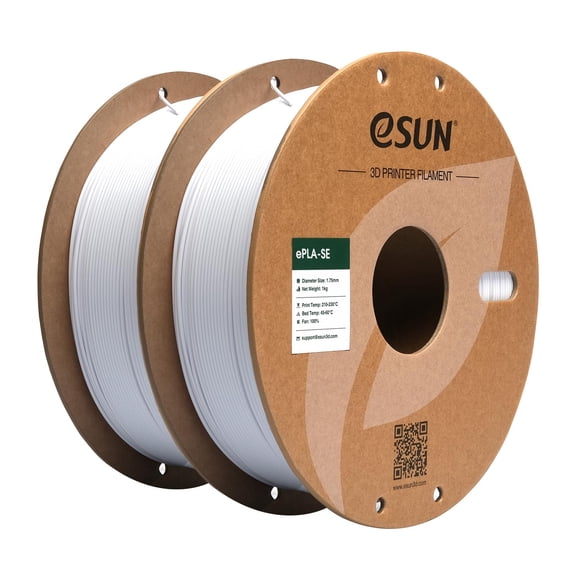 Filamento para impresora 3D eSun PLA Basic, 1,75 mm, 1 kg, blanco frío