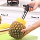 thumbnail image 3 of Corer De Piña Con Cuchillo Cortador De Piña De Fruta De Acero Inoxidable Con Accesorio De Taladro Herramienta De Cocina De Eliminación De Cortadores De Piña Negro, 3 of 3