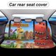 thumbnail image 5 of Pequeña Escuela de Dinosaurios-theme Car Rear Seat Covers Back Elastic Flexible Car Seat Covers Decorative Fits Most Cars 120x59x76cm, 5 of 6