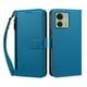 thumbnail image 1 of Funda Tipo Billetera para Motorola Moto edge 40 5G con Soporte y Bolsillo con Cierre Azul, 1 of 1