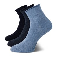 Calcetines Redondos Calvin Klein, Mezcla De Algodón Suave, Para Mujer, 4-10, Talla 3