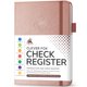 thumbnail image 1 of Registro de Cheques Clever Fox 17,5 x 21 cm Oro Rosado, 1 of 7