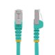 thumbnail image 2 of Cable Ethernet StarTech.com 15 cm Cat6a S/FTP color Aqua, 2 of 5