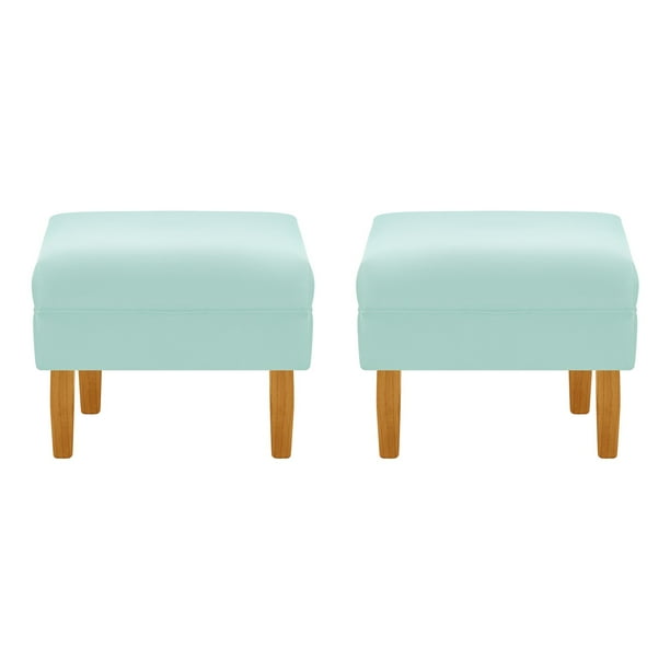 Set Pouf Sky 1c Felpa 04 Verde Agua