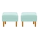 thumbnail image 1 of Set Pouf Sky 1c Felpa 04 Verde Agua, 1 of 4