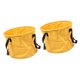 thumbnail image 2 of 2pcs Cubo De Pesca Plegable Para Acampar Al Aire Libre Cubo De Agua Para Peces Amarillo 30L, 2 of 5