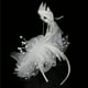 thumbnail image 4 of Elegant Tea Party Fascinator Hat for Women - Feather Mesh Net Veil with Feather Trim - Perfect for Weddings, Halloween Parties, and Special Occasions, 4 of 5
