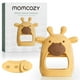 thumbnail image 1 of Mordedor para bebés Momcozy, silicona apta para uso alimentario, de 0 a 12 meses, color amarillo, 1 of 3