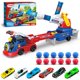 thumbnail image 1 of Camión de juguete para niños con 12 pelotas de EVA, 6 coches de carreras fundidos a presión, eyecció, 1 of 7