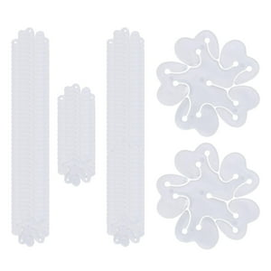 Genérico - 100 Clips De Flores Para Globos, Lazos De Globos Reutilizables Para Eventos, Cumpleaños, Bodas, Estilo A 2,56 Pulgadas