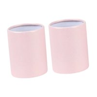 Magideal - Mini Cajas De Papel Redondas De Ramo De Ramo Pequeños Cubos De Flores De Papel Para Exhibición Floral Jarrones De Cilindros Simples Para Vacaciones En Rosa