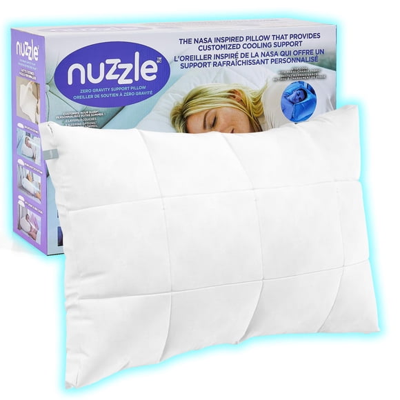 Almohada Nuzzle Ajustable con Enfriamiento Tamaño Estándar para Personas que Duermen de Lado