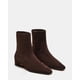 thumbnail image 3 of Botín Steve Madden Dusty de gamuza marrón chocolate para mujer, 3 of 5