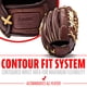 thumbnail image 5 of Guante de béisbol Franklin Sports RTP Pro de 12 pulgadas, color marrón, 5 of 8