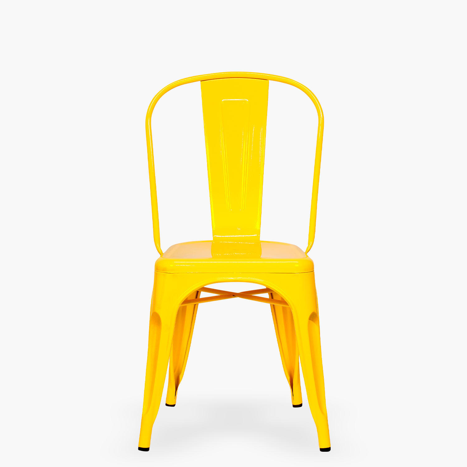 Form Design - Silla Diseno Tolix Asiento Metal Amarillo