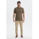 thumbnail image 4 of Polera Hombre Pique Dos Botónes Verde Oliva, 4 of 4