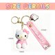 thumbnail image 3 of Cartoon Kitty Keychains for Girls, Anime Kawaii Keychain, Cu, 3 of 3