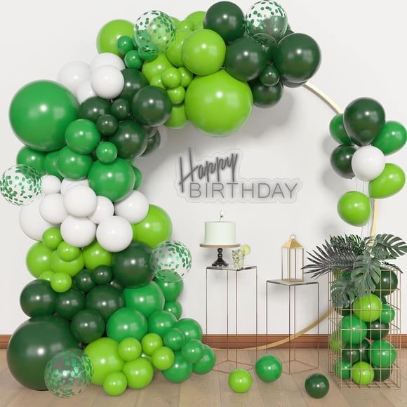 Kit De Guirnalda Para Arco De Globos Archloon Verde De 156 Piezas Con Herramientas