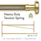 thumbnail image 5 of Barra para cortina de ducha AmazerBath Spring Tension 80-118 cm, color dorado, 5 of 7