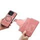 thumbnail image 5 of Funda Billetera Magnética para Honor X8A Soporte Tarjetas Desmontable Rosa, 5 of 6