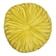 thumbnail image 1 of Cojín De Terciopelo Redondo Grande Para Sillón Tela Velvet amarillo, 1 of 7