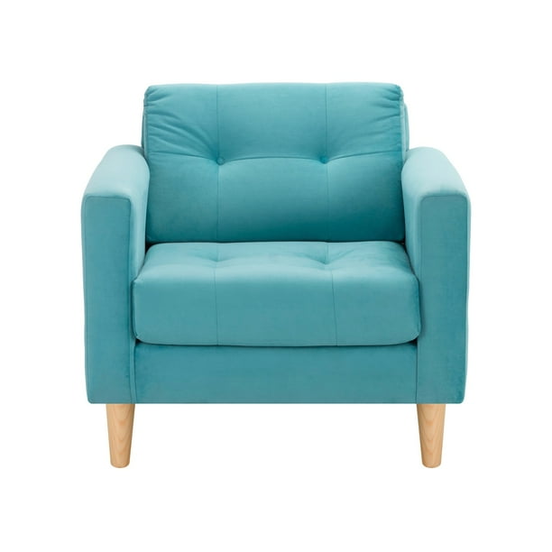 Sofa Retro 1c Felpa 05 Turquesa