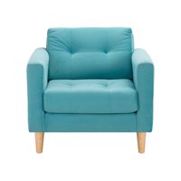 Bodevir - Sofa Retro 1C Felpa 05 Turquesa