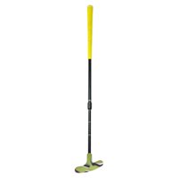 Ioensy - Putter De Golf Bidireccional, Herramienta De Práctica De Putt Ajustable Para Mujeres Y Hombres, Regalo Amarillo