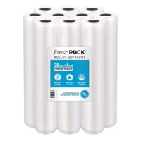 Freshpack - 20 Rollos Sellado-Empacado Vacio 28Cm Para Oster - Foodsaver